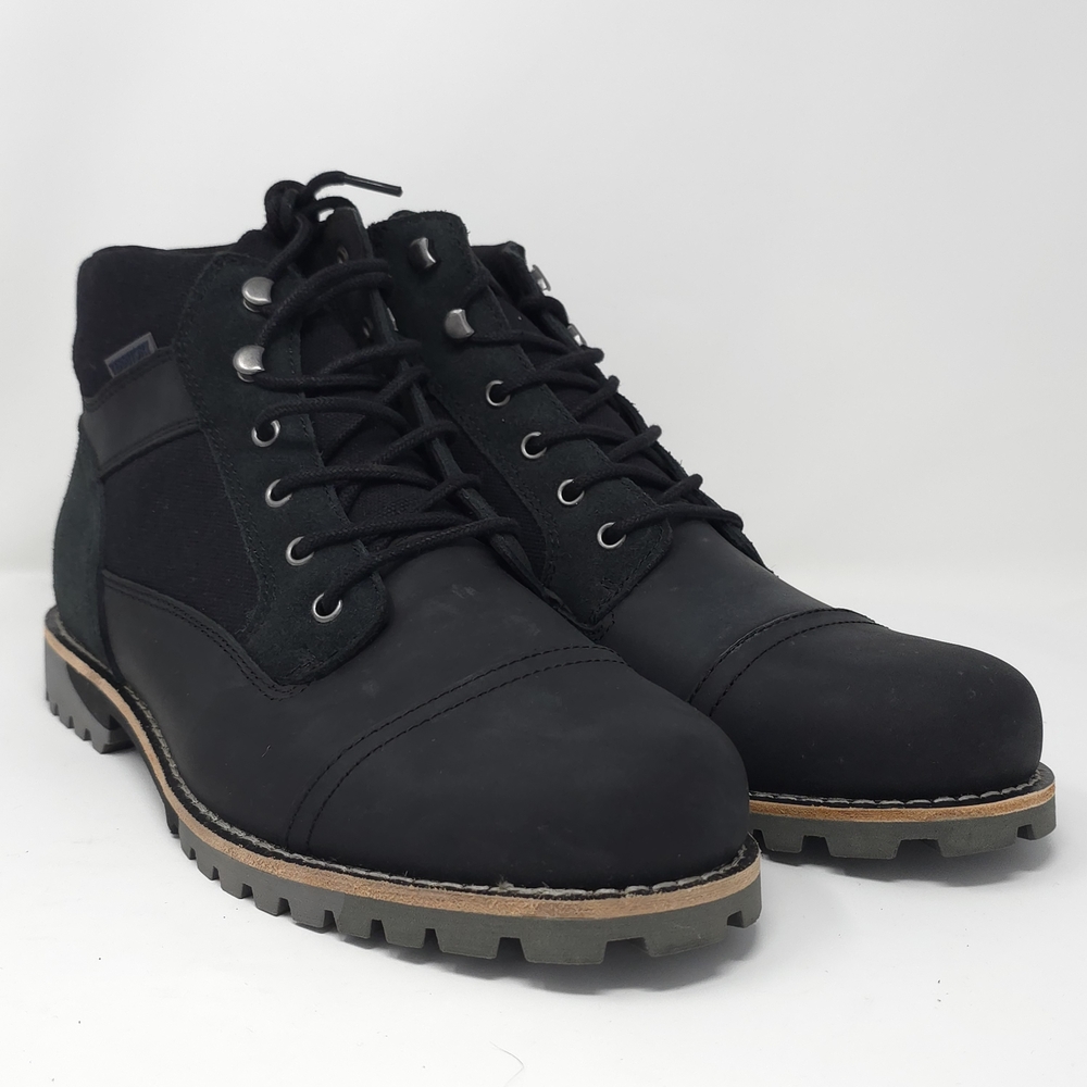 Territory Brute Black Lace-Up Waterproof Winter Boots 12M - Picture 2 of 10